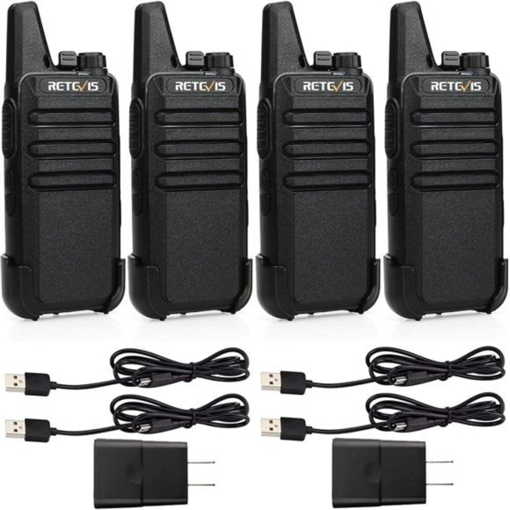RT22 Two Way Radio Long Range Rechargeable,Portable 2 Way Radio, USB